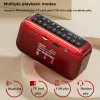 Altoparlanti Radio FM portatile Radio portatili ricaricabili Registratore Altoparlante Bluetooth 5.3 senza fili Walkman Bassi pesanti Lettore MP3 vivavoce