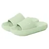 Platform Slippers for summer indoor home anti slip bathroom shower couples thick soled light blue