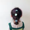 Acessórios de cabelo Barrettes de lã Bandas elásticas de borracha floral pinos clipes para crianças meninas crianças headwear