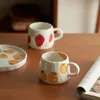 Tazze resistenti Ragazza carina Acqua delicata e colazione Bella tazza ad alta temperatura Caffè Latte Tazza in ceramica cartone animato