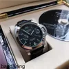 남성 고급 Panerais Watch Luminor 디자이너 자동 기계 디자이너 미러 이동 크기 44mm cowhide 스트랩 스포츠 손목 시계 B5LU