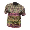 Heren T Shirts Vintage T-shirt 3D-print Ethnic shirt Patroon Korte mouwen Zomer Ademende kleding Oude cultuur T-stukken