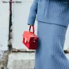 Bolsos de noche, bandolera de hombro para Bolsa de Mujer, bolsos clásicos de lujo para Mujer, diseñador de pana, caja roja de vino, calidad PU