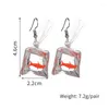 Dangle Earrings Yungqi Cartoon Kawaii Resin Ocean Animal Fish Imitation Water Bag Shape Funny Pouch Drop Earring Jewelry Brincos