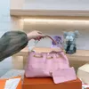 Женская дизайнерская летняя сумка-мешок у бассейна 2023 SS Degrade Нейтральная сумка на шнурке Синяя Бежевая Розово-розовая сумка Luxurys Tote 2 se333Z