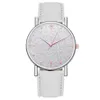 2020 Top marque de haute qualité strass femmes dames montres simples Faux cuir analogique Quartz montre-bracelet horloge Saat Gift1302Y