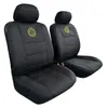 Car Seat Covers Libra Zodiac Signs Canvas Auto Interior Protector Accessories For Truck SUV Van Black Front Set