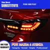 Car Styling Taillight Assembly Brake Reverse Parking Running Lights For Mazda 6 Atenza LED TailLight 13-18 Streamer Turn Signal Auto Parts