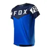 RMSS T-shirts pour hommes Fox T-shirt respirant anti-transpiration VTT combinaison de cyclisme haut à manches courtes été moto hors route