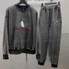 Balen tuta da donna set da due pezzi abbigliamento da donna Nuova felpa con scollo tondo lavato logo ricamato coppia tuta da donna pantaloni firmati con cappuccio