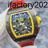 Richasmiers Watch YS Top Clone Factory Watch Automatyczne zegarek z włókna węglowego RM011AO Elite Zongweiwr91