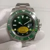 7 estilo real po 904l relógios de aço masculino automático 40mm mostrador verde luminoso moldura cerâmica mergulho 28800 vph hz v12 masculino cal 3135 mov267u