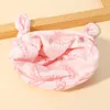 Bérets mignons imprimés mince casquette fœtale doux avec oreilles infantile coton chapeau bébé filles garçons pour printemps été sommeil chapeaux accessoires