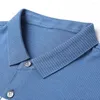 Herren Polos Top Qualität Mode Designer Marke Gestreiften Plain Herren Langarm Poloshirt Casual Umlegekragen Tops Kleidung 2024