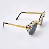 Sunglasses 2024 Diamond Ladies Brand Designer Cat Eye Party Glasses Rhinestone Season Decoration Eyewear Gafas De Sol