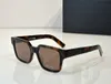 Okulary przeciwsłoneczne 03Z Czarne męskie pełne obręcze Square Black Designer UV Sonnenbrille Sunnies Gafas de Sol Uv400 Oczoce z pudełkiem