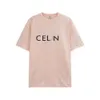 Celinnes Designer T-shirt Luxury Fashion for Women's Men Women's T-shirt Classic Letter Printing Fashion Märke Summer Casual Loose Par Kort ärm T-shirt