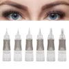 Aghi 10pcs multilisize tatuaggi usa e getta aghi sterili microblading per sopracciglia per le labbra tatuaggi semipermanent trucco da trucco forniture