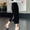 Jupes 2024 élégant velours noir longues femmes automne hiver taille haute mode coréenne vêtements bureau dames moulante jupe mi-longue