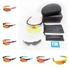 Occhiali da sole firmati Oakleies Oakly Okley Oki Occhiali da ciclismo Oo9001 Set di tre pezzi polarizzati per sport da bicicletta da corsa antivento e antisabbia R5dz PI60 AT3P