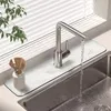 Tappetini per tavoli Tappetino assorbente per rubinetti Lavandino del bagno Paraspruzzi Drenante per l'acqua Controsoffitto della cucina Impermeabile antimuffa Desktop di casa