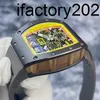 Richrsmill Watch Swiss Watch vs Factory Carbon Fiber Automatic Factory Watch RM011 날짜 기능 zxn7