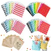 1000pcs 5x7 inch Party Favor Paper Bag Four Leaf Clover Kraft Paper Bag Mixed Cookies Candy Gift Wrapping Bag For Christmas