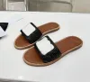 Vegetal Tanning Slipper Designer Slipper Women Top-Quality Slippers Luxury Leather Slide Shoes Roman Sandals Outdoors Sandal