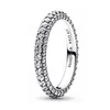 2024 De NIEUWE Nieuwste S925 Zilveren Nieuwe Sprankelende Verkeerde Ring Liefdespaarring Effen Ring Paarring