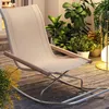 Camp Furniture Nordic Simple Beach Chair Edelstahl Schaukel Wohnzimmer Terrasse Design Boden Sillas De Playa Home