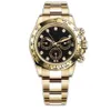 zegarek zegarek męskich zegarków Automatyczna zegarek mechaniczny dla męskich zegarek projektantów 40 mm pełny pasek ze stali nierdzewnej Złote zegarek Super Luminous Na ręce Montre Montre