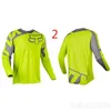 SU2Y T-shirts pour hommes Vente chaude Fox Costume de course à manches longues VTT Chemise tout-terrain Tld Descente Cyclisme Été T-shirt à séchage rapide