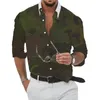 Men's Casual Shirts Mens Shirt 1pc Button Down Collared Fitness For All Seasons Long Sleeve Muscle Party T Dress Up Fashion