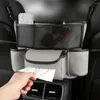 Auto-Organizer, Ledersitz-Mittelaufhänger, Aufbewahrungstasche, luxuriöser Auto-Handtaschenhalter zwischen den Sitzen, Taschen für Taschentücher, Wasserbecher, Verstauen und Aufräumen