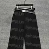 Pantaloni da donna di lusso Pantaloni neri a gamba dritta con cintura Pantaloni casual da donna