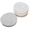 Oreiller 10 pièces Table à manger tapis japonais napperons ronds corde de coton tissé tasses sous-verres