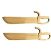 Arts 2pcs Pair Wing Chun Eight Chopping Blades Wooden Sword Martial Arts Training Butterfly Length 46cm