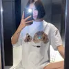 メンズTシャツパームズエンジェルTシャツ22SSレタールースカジュアルユニセックスラウンドネックショートスリーブメンズレイバースタイルボーイフレンドギフトTシャツ2080 002 T240223