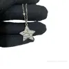 Planet Necklace Designer Necklace for Woman Vivienen Luxury Jewelry viviane westwood Xis Five Pointed Star Full Diamond Necklace for Womens Tongue Saturn Pin Pearl