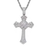 Bijoux de créateurs Hip Hop Bijoux Collier Argent 925 Glacé vvs Moissanite Diamant Mode Chaîne Cubaine Lien