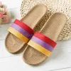 Saluto alle scarpe di tela intrecciata, pantofole scarpe da erba Mule Slides sandali tacchi alti tacchi piatti donna ciabatte da spiaggia casual e alla moda E08