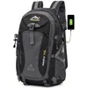 40L Waterproof USB charging Climbing Unisex male travel men Backpack men Outdoor Sports Camping Hiking Backpack School Bag Pack 20288K