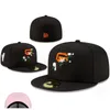 Snapbacks ajustados en caliente Gorra de béisbol Sombrero de flor de cerezo Sombrero de cubo México Todo el equipo Deportes al aire libre Bordado Puntada Corazón Hustle Flores gorra de nueva era tamaño 7-8 H16-11.22