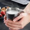 Tazze 1 pz Tazza isolante a doppia parete Birra Caffè Tazze a forma di cuore Resistente al calore Tazza per bevande salutari Tè Bicchieri