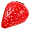 Party Decoration Artificial Red Strawberries Fake Lifelike Simulation Realistic Strawberry Fruits