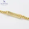 Link pulseiras xuping jóias chegada moda charme com cor de ouro claro para mulher menina x000448548