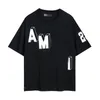 デザイナーPA Tシャツラグジュアリーブランド衣料シャツスプレーハートレターコットンショートスリーブ春夏メンズレディースティー5555