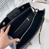 Borse a tracolla firmate da donna classiche con diamanti Borse a tracolla di lusso con catena da donna x-lettera Borsa a tracolla con reticolo di moda