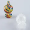 Healthy_Cigarette CA013 Rauchpfeife Carb Cap Heady Color OD 26,5 mm Caps Quarz Banger Nail Dab Rig Glas Wasserbongs Dabber Tools