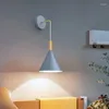Lampa ścienna LED Skandynawii Nowoczesne sypialnia makaronowa nocna studia salon na schodach korytarza oświetlenie domowe